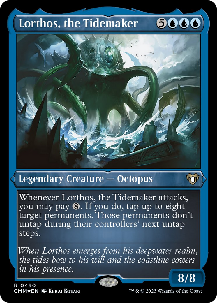 Lorthos, the Tidemaker (Foil Etched) [Commander Masters] | Odin's Place