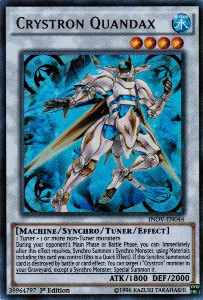 Crystron Quandax [INOV-EN044] Ultra Rare | Odin's Place