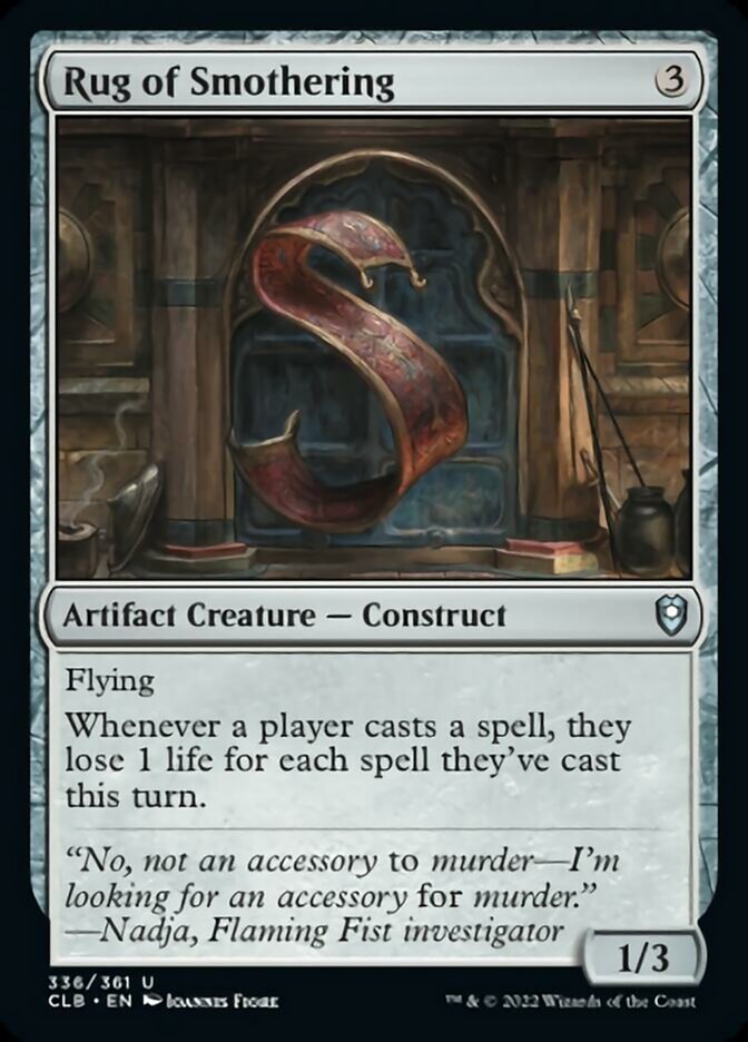 Rug of Smothering [Commander Legends: Battle for Baldur's Gate] | Odin's Place