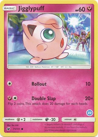 Jigglypuff (71/111) (Deck Exclusive #22) [Sun & Moon: Trainer Kit - Alolan Ninetales] | Odin's Place