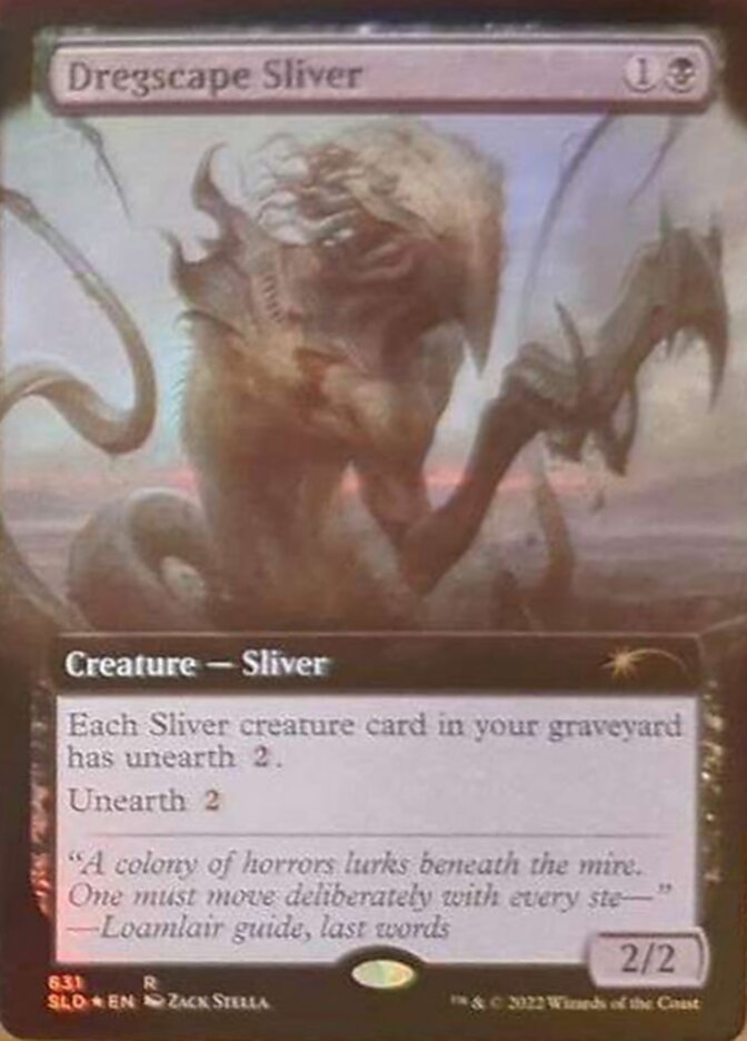 Dregscape Sliver (Extended Art) [Secret Lair Drop Promos] | Odin's Place