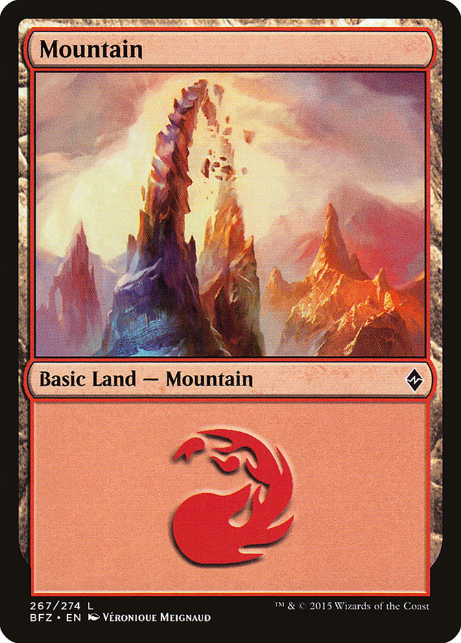 Mountain (267) [Battle for Zendikar] | Odin's Place