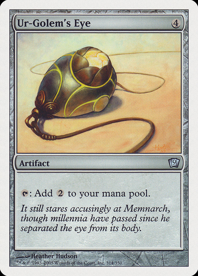 Ur-Golem's Eye (314) [Ninth Edition] | Odin's Place