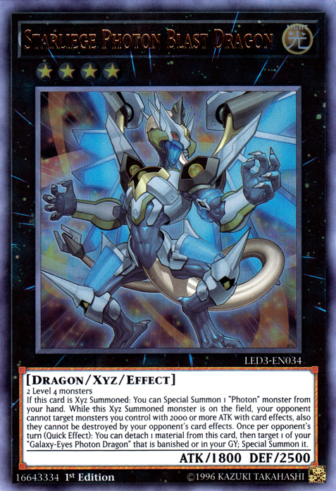 Starliege Photon Blast Dragon [LED3-EN034] Ultra Rare | Odin's Place