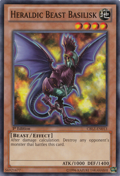 Heraldic Beast Basilisk [CBLZ-EN013] Common | Odin's Place