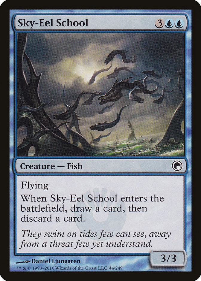 Sky-Eel School (44) [Scars of Mirrodin] | Odin's Place