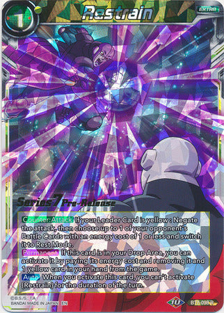 Restrain (BT7-098_PR) [Assault of the Saiyans Prerelease Promos] | Odin's Place