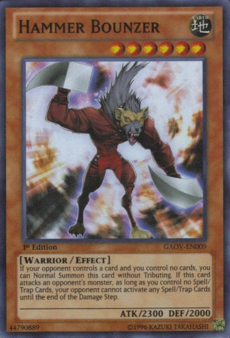 Hammer Bounzer [GAOV-EN009] Super Rare | Odin's Place