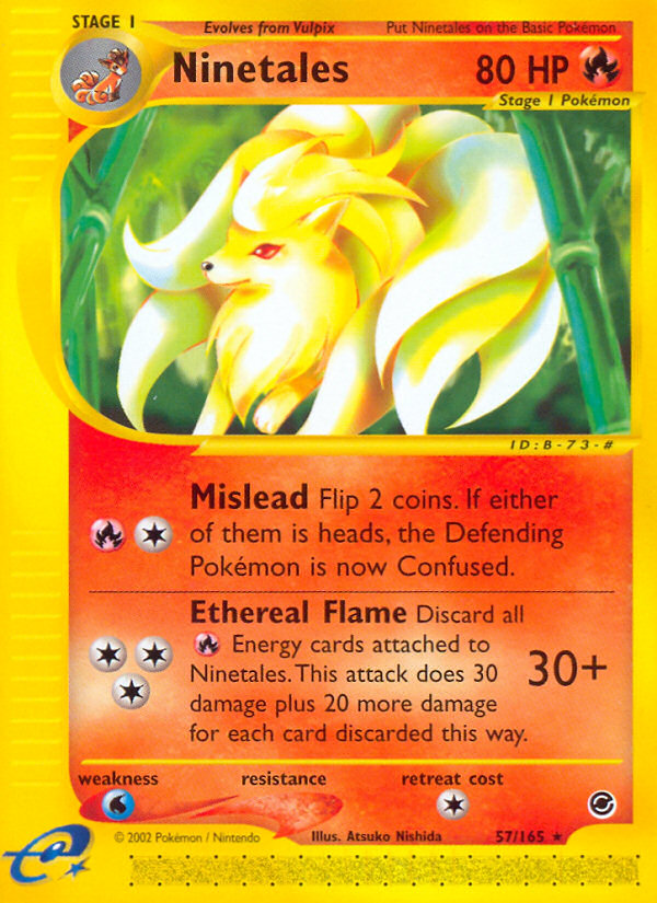 Ninetales (57/165) [Expedition: Base Set] | Odin's Place