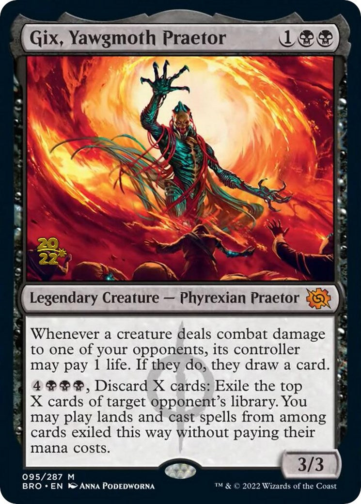 Gix, Yawgmoth Praetor [The Brothers' War Prerelease Promos] | Odin's Place
