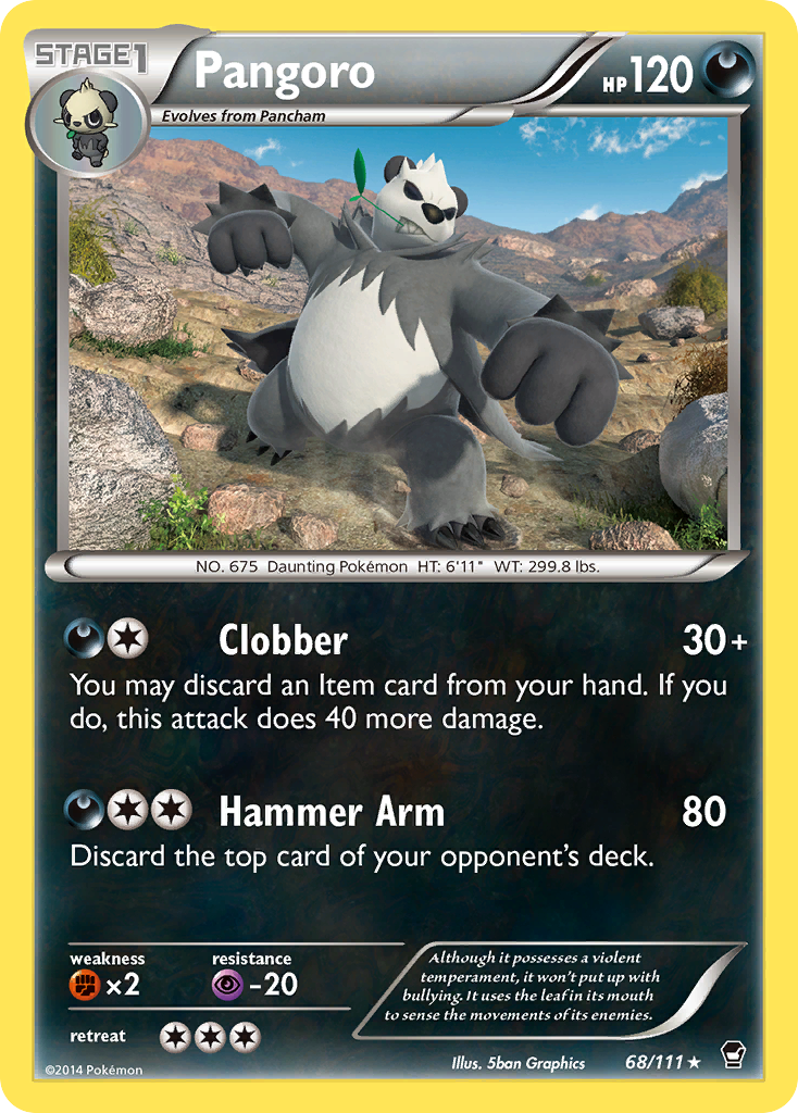 Pangoro (68/111) [XY: Furious Fists] | Odin's Place