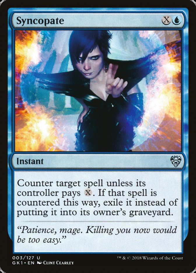 Syncopate (3) [Guilds of Ravnica Guild Kit] | Odin's Place