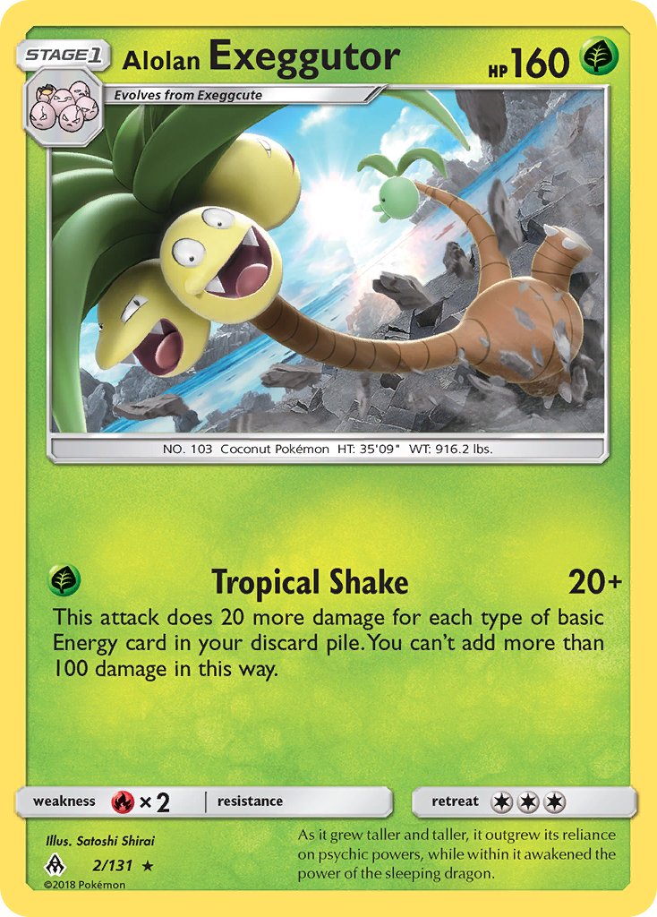 Alolan Exeggutor (2/131) (Theme Deck Exclusive) [Sun & Moon: Forbidden Light] | Odin's Place