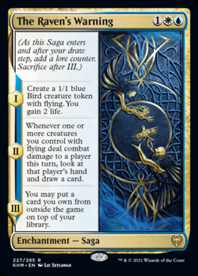 The Raven's Warning [Kaldheim] | Odin's Place