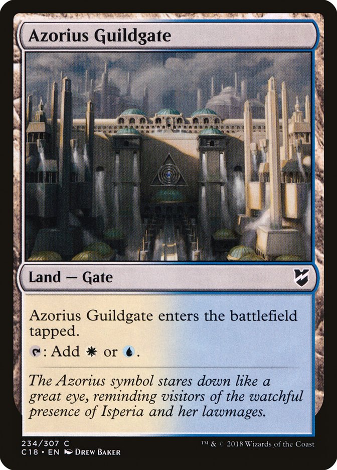 Azorius Guildgate (234) [Commander 2018] | Odin's Place