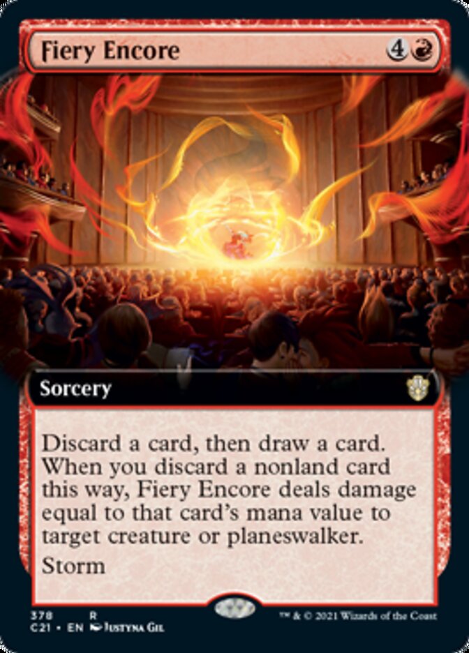 Fiery Encore (Extended Art) [Commander 2021] | Odin's Place