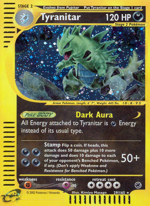 Tyranitar (29/165) [Expedition: Base Set] | Odin's Place