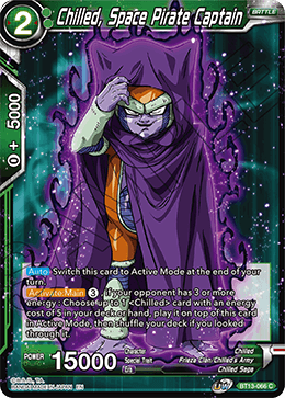 Chilled, Space Pirate Captain (Common) (BT13-066) [Supreme Rivalry] | Odin's Place
