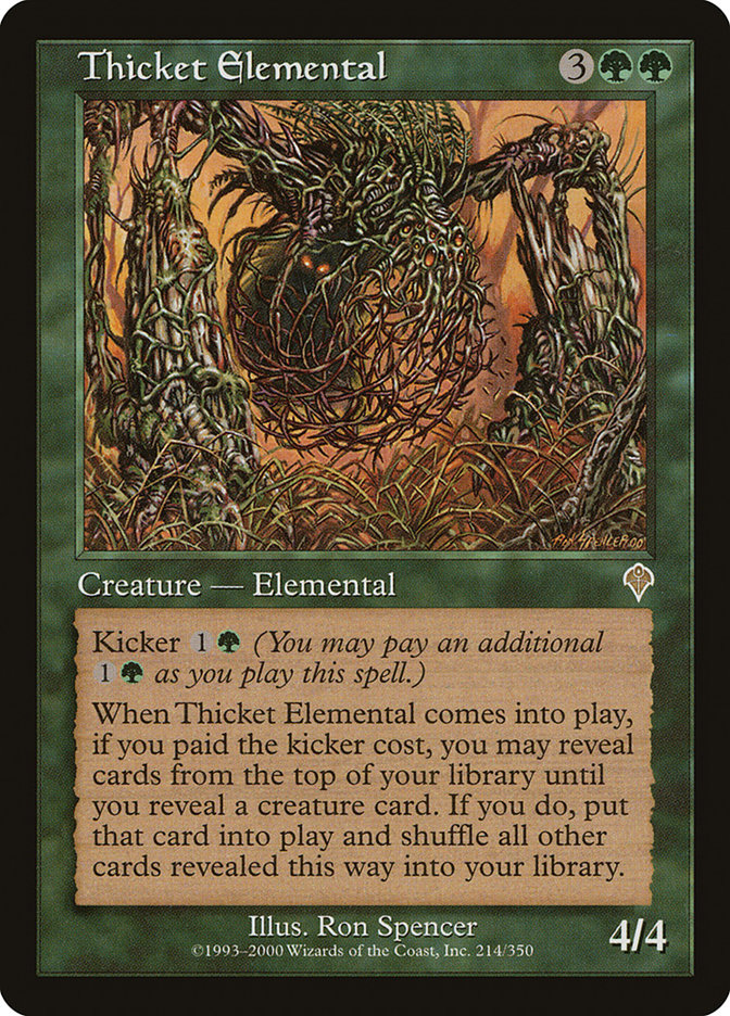 Thicket Elemental (214) [Invasion] | Odin's Place