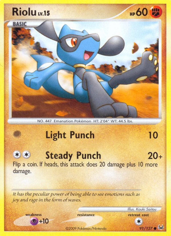 Riolu (91/127) [Platinum: Base Set] | Odin's Place