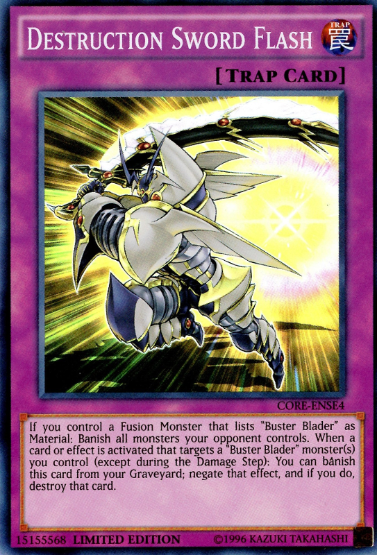 Destruction Sword Flash [CORE-ENSE4] Super Rare | Odin's Place