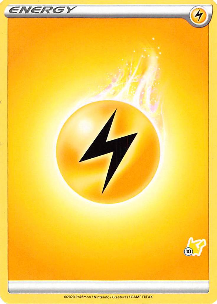 Lightning Energy (Pikachu Stamp #10) [Battle Academy 2022] | Odin's Place