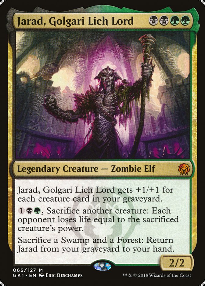 Jarad, Golgari Lich Lord (65) [Guilds of Ravnica Guild Kit] | Odin's Place