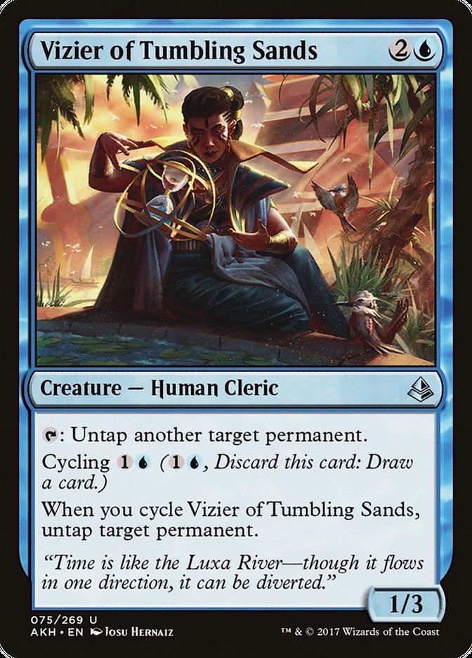 Vizier of Tumbling Sands (75) [Amonkhet] | Odin's Place