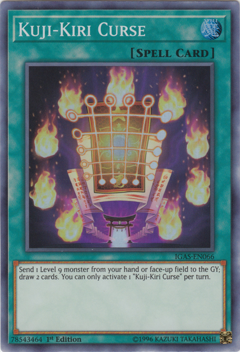 Kuji-Kiri Curse [IGAS-EN066] Super Rare | Odin's Place