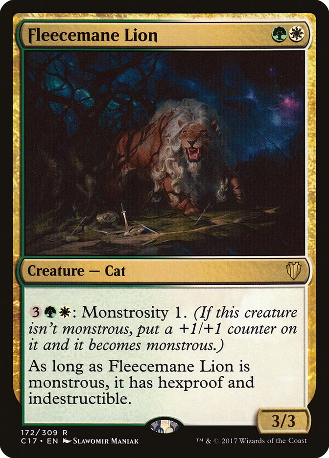 Fleecemane Lion (172) [Commander 2017] | Odin's Place