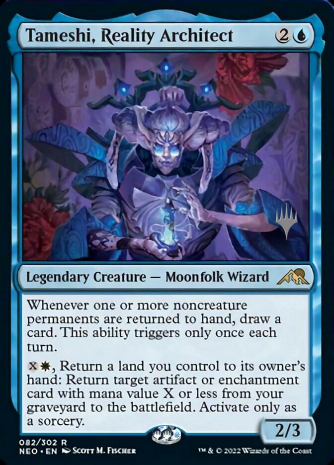 Tameshi, Reality Architect (Promo Pack) [Kamigawa: Neon Dynasty Promos] | Odin's Place