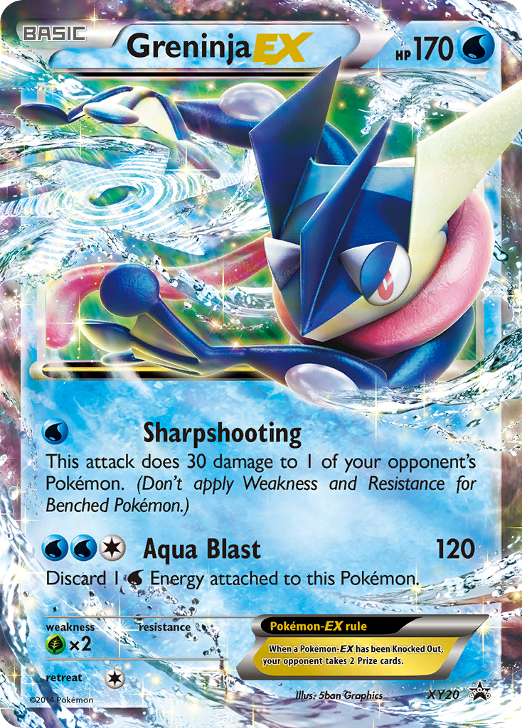 Greninja EX (XY20) [XY: Black Star Promos] | Odin's Place