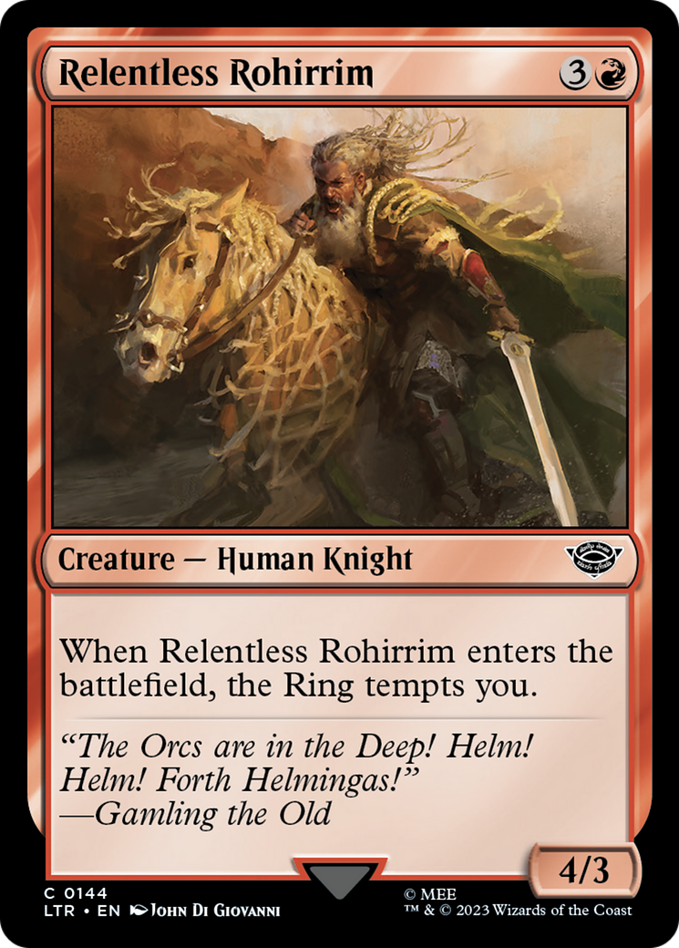 Relentless Rohirrim [The Lord of the Rings: Tales of Middle-Earth] | Odin's Place