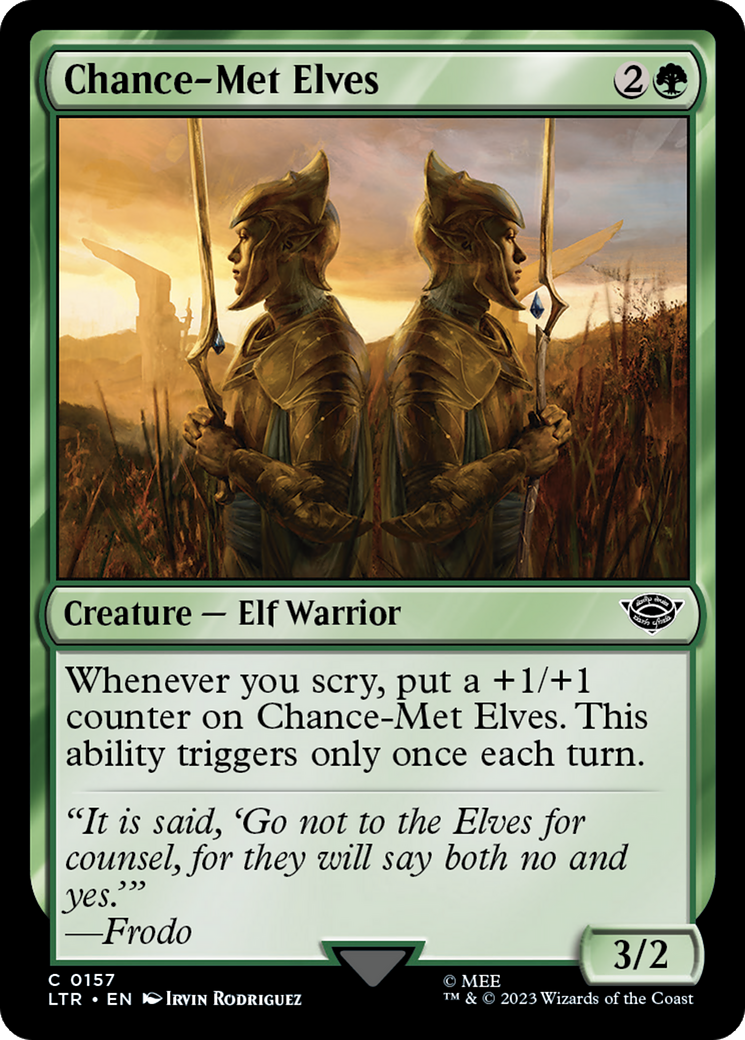 Chance-Met Elves [The Lord of the Rings: Tales of Middle-Earth] | Odin's Place