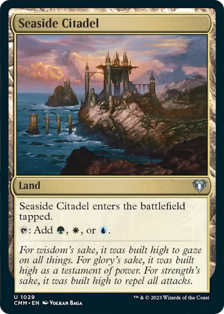 Seaside Citadel [Commander Masters] | Odin's Place