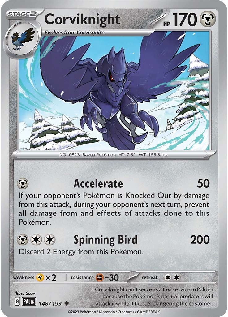 Corviknight (148/193) [Scarlet & Violet: Paldea Evolved] | Odin's Place