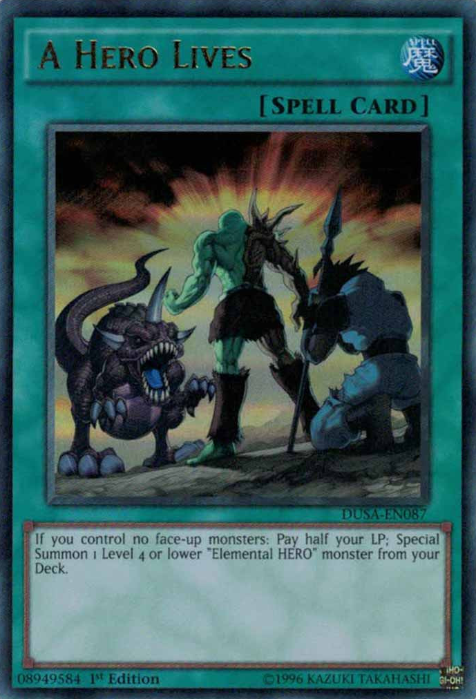 A Hero Lives [DUSA-EN087] Ultra Rare | Odin's Place