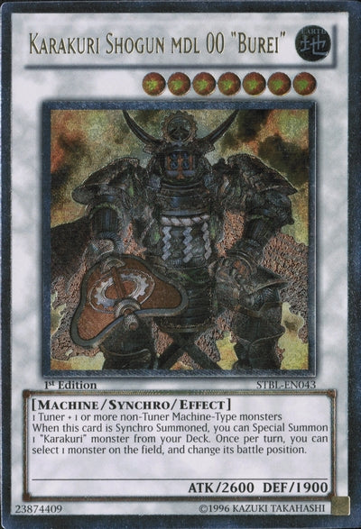 Karakuri Shogun mdl 00 "Burei" [STBL-EN043] Ultimate Rare | Odin's Place