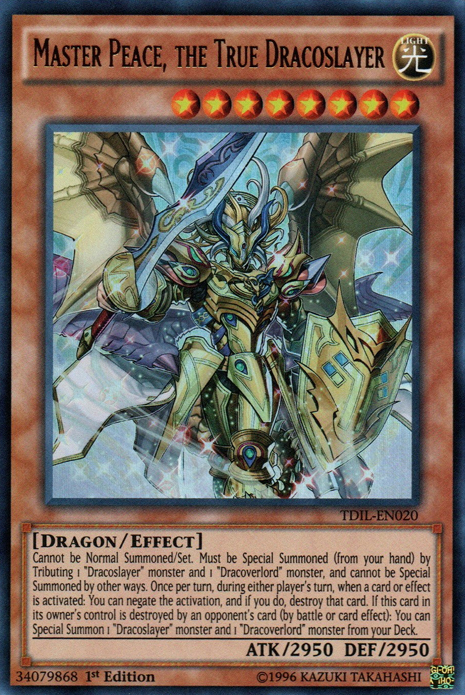 Master Peace, the True Dracoslayer [TDIL-EN020] Ultra Rare | Odin's Place