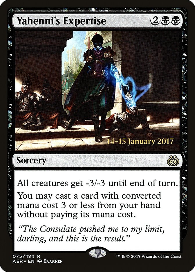 Yahenni's Expertise (75) [Aether Revolt Prerelease Promos] | Odin's Place
