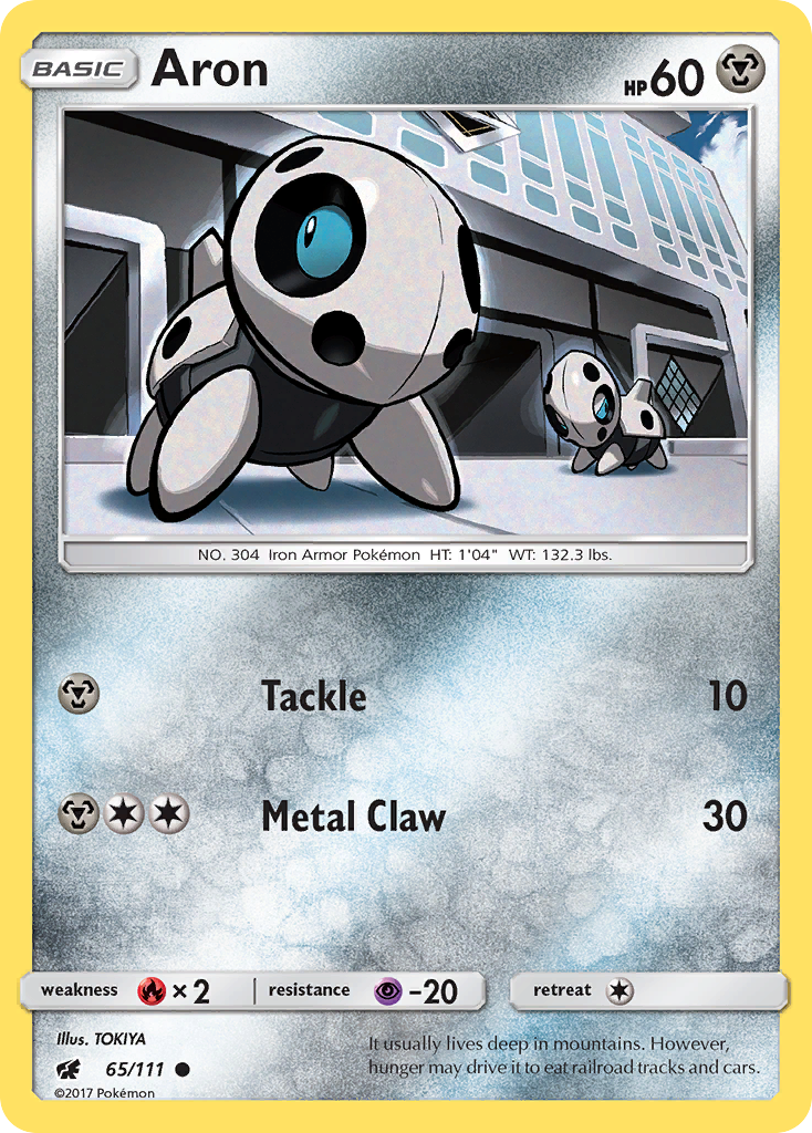 Aron (65/111) [Sun & Moon: Crimson Invasion] | Odin's Place