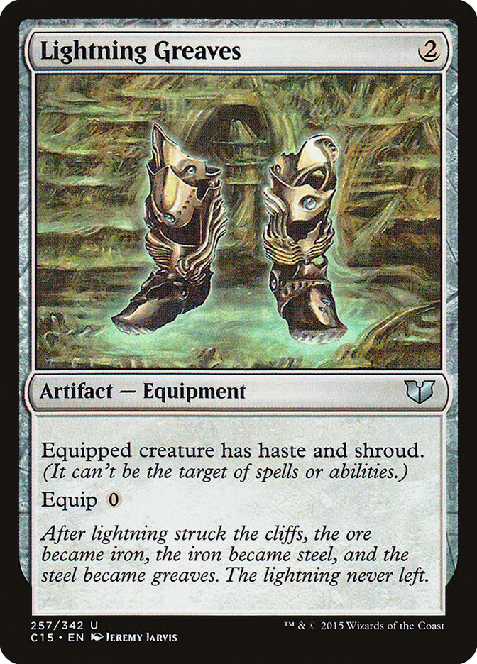 Lightning Greaves (257) [Commander 2015] | Odin's Place