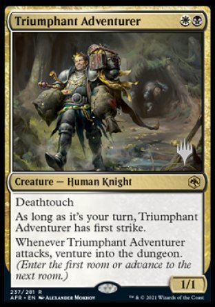 Triumphant Adventurer (Promo Pack) [Dungeons & Dragons: Adventures in the Forgotten Realms Promos] | Odin's Place