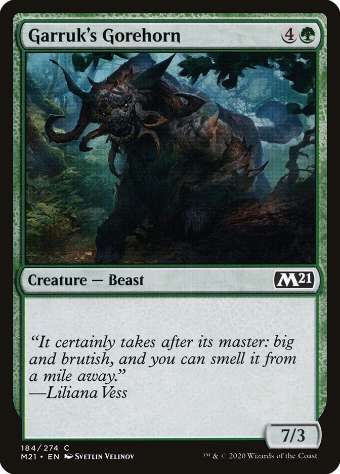 Garruk's Gorehorn [Core Set 2021] | Odin's Place