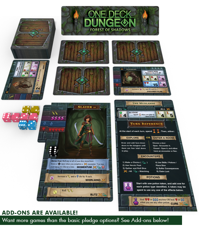 One Deck Dungeon: Forest of Shadows | Odin's Place