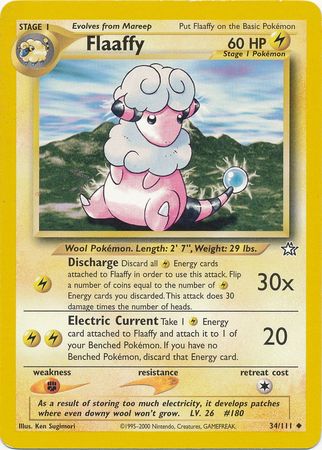 Flaaffy (34/111) [Neo Genesis Unlimited] | Odin's Place