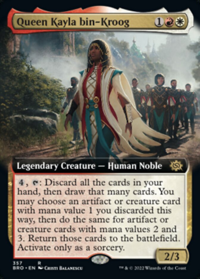 Queen Kayla bin-Kroog (Extended Art) [The Brothers' War] | Odin's Place