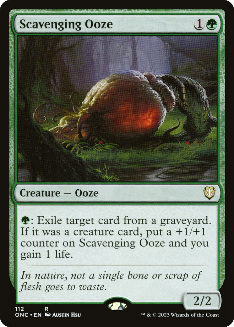 Scavenging Ooze [Phyrexia: All Will Be One Commander] | Odin's Place