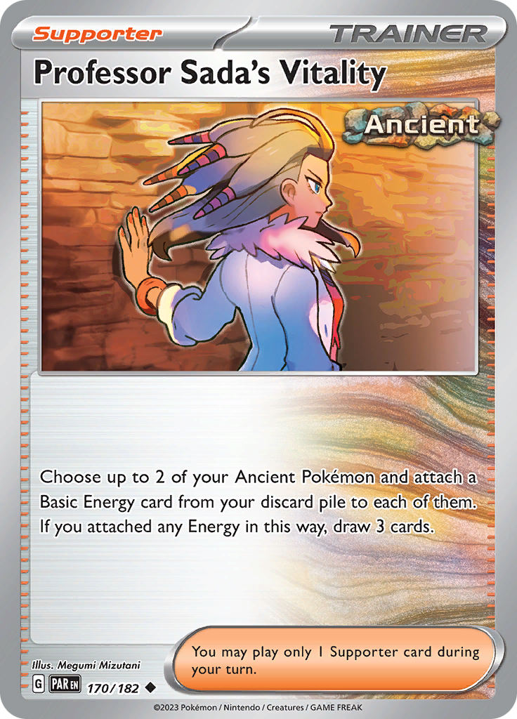 Professor Sada's Vitality (170/182) [Scarlet & Violet: Paradox Rift] | Odin's Place
