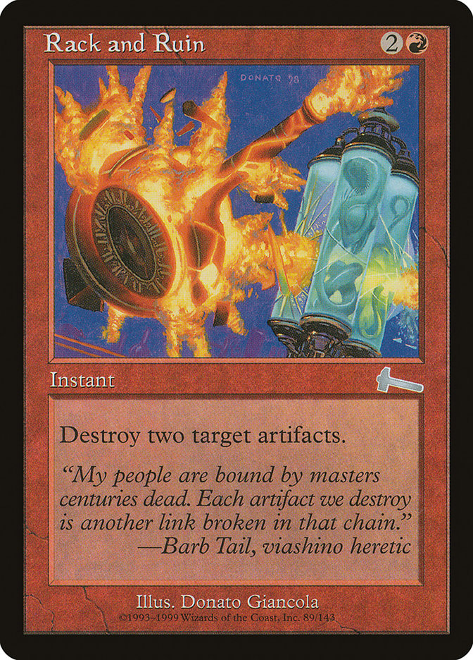 Rack and Ruin (89) [Urza's Legacy] | Odin's Place